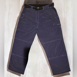 Exofficio Ankle Pants Women Navy Blue Size Small